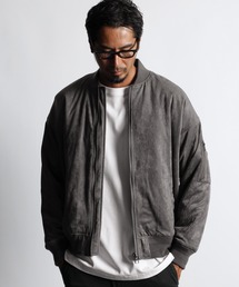 The DUFFER of ST.GEORGE | 【WEB限定アイテム】FAKE SUEDE MA-1：フェイクスエード MA1(MA-1)