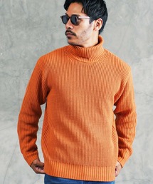 JIGGYS SHOP（ジギーズショップ）の「タートルネック ワッフル畦編み ニット セーター（ニット/セーター）」