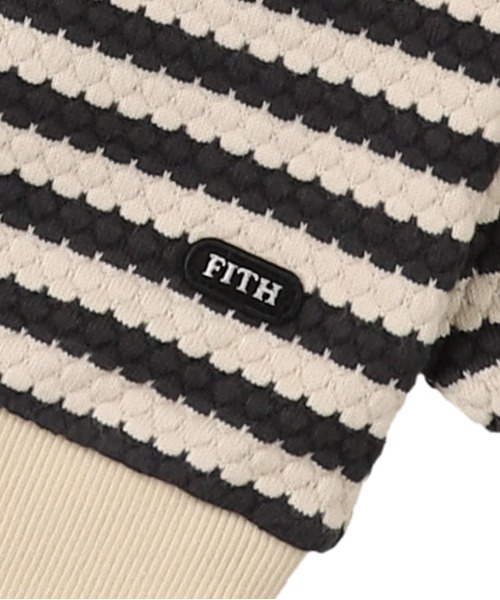 FITH(フィス)の「ポコポコインレイ 長袖 スウェット(スウェット・キッズ・アイボリー/ブルー/ブラック系その他/チャコールグレー・80/90/100/110/120)」の11枚目の写真
