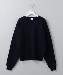6（ロク）の「＜6(ROKU)＞COTTON WOOL CREW NECK KNIT/ニット（ニット