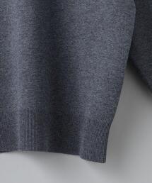 6（ロク）の「＜6(ROKU)＞COTTON WOOL CREW NECK KNIT/ニット（ニット