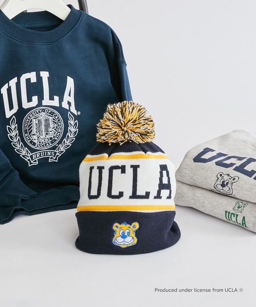 UCLA(ユーシーエルエー)の「【KIDS】【UCLA/ユーシーエルエー】TYPY別注ニットワッチ(ニットキャップ/ビーニー・キッズ・ネイビー・ONE SIZE)」の2枚目の写真