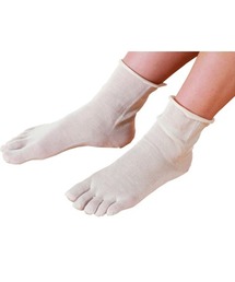 SUNAYAMA（スナヤマ）の「重ね履き5本指ソックス レディース シルク 天然シルク 絹 靴下 薄手 フェムテック フェムケア 冷え取り とっても薄いシルクの5本指靴下（ソックス/靴下・メンズ）」