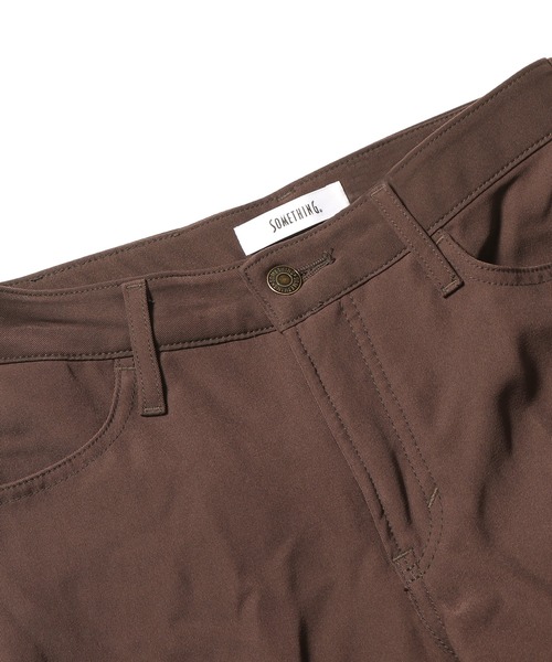 SOMETHING(サムシング)の「SOMETHING/サムシング FLARE PANTS フレアパンツ スラックス(スラックス・レディース・イエロー/レッド/ブラウン/グリーン/ブラック・M/XS/S)」の8枚目の写真