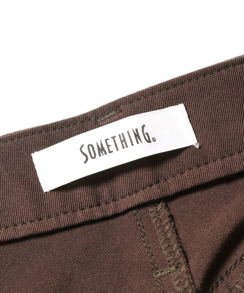 SOMETHING(サムシング)の「SOMETHING/サムシング FLARE PANTS フレアパンツ スラックス(スラックス・レディース・イエロー/レッド/ブラウン/グリーン/ブラック・M/XS/S)」の9枚目の写真