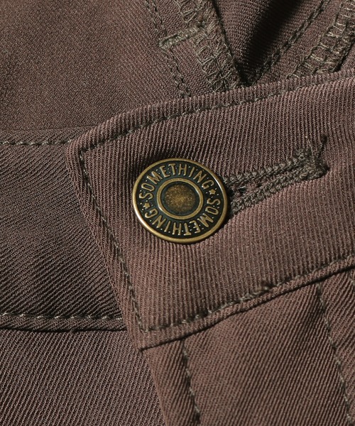 SOMETHING(サムシング)の「SOMETHING/サムシング FLARE PANTS フレアパンツ スラックス(スラックス・レディース・イエロー/レッド/ブラウン/グリーン/ブラック・M/XS/S)」の10枚目の写真