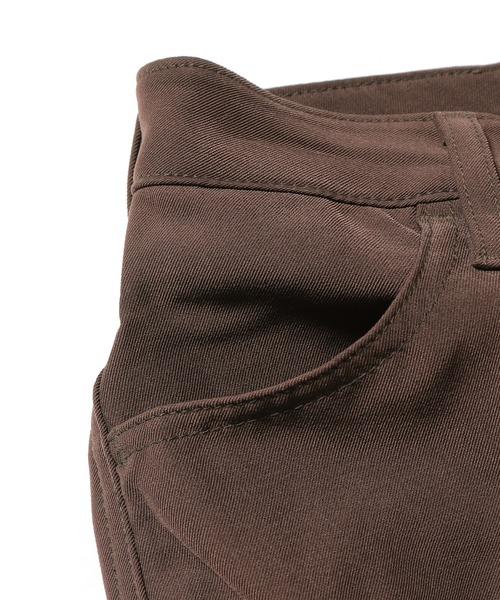 SOMETHING(サムシング)の「SOMETHING/サムシング FLARE PANTS フレアパンツ スラックス(スラックス・レディース・イエロー/レッド/ブラウン/グリーン/ブラック・M/XS/S)」の11枚目の写真