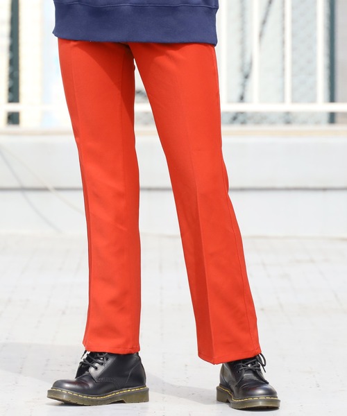 SOMETHING(サムシング)の「SOMETHING/サムシング FLARE PANTS フレアパンツ スラックス(スラックス・レディース・イエロー/レッド/ブラウン/グリーン/ブラック・M/XS/S)」の20枚目の写真