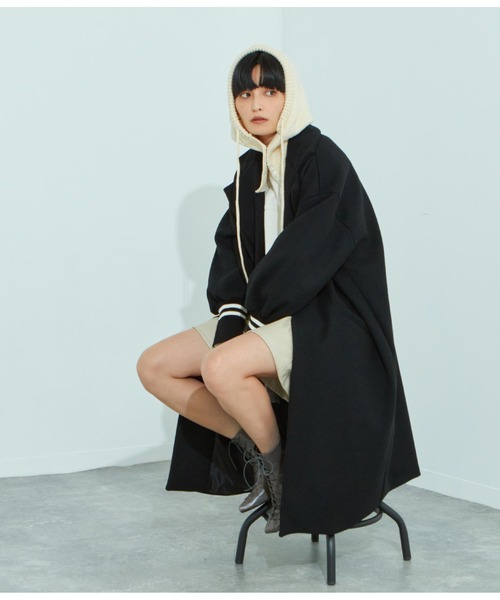 Settimissimo（セッティミッシモ）の「ニットバラクラバ（ニットキャップ/ビーニー・レディース・ブラック/ピンク/アイボリー・FREE）」の10枚目の写真