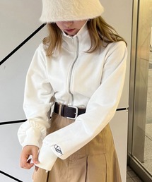 one after another NICE CLAUP | イニシャル刺繍入り ZIPアップ裏毛スウェット(スウェット)