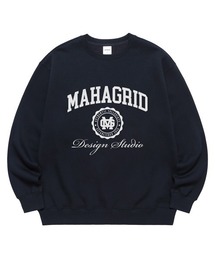 『mahagrid/マハグリッド』AUTHENTIC SWEATSHIRT/カレッジロゴ ロングスリーブスウェットシャツ