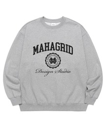 『mahagrid/マハグリッド』AUTHENTIC SWEATSHIRT/カレッジロゴ ロングスリーブスウェットシャツ