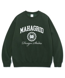 『mahagrid/マハグリッド』AUTHENTIC SWEATSHIRT/カレッジロゴ ロングスリーブスウェットシャツ