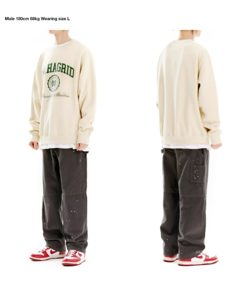 『mahagrid/マハグリッド』AUTHENTIC SWEATSHIRT/カレッジロゴ ロングスリーブスウェットシャツ（スウェット）｜MAHAGRID（マハグリッド）