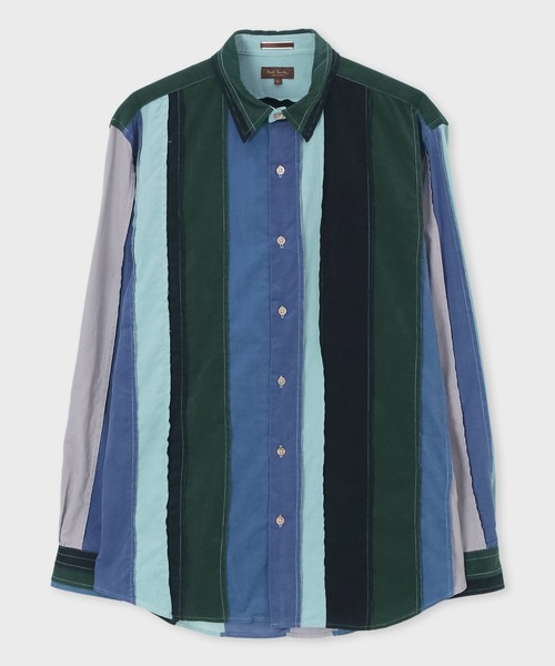 2022AW ポールスミス コレクション パッチワーク コーデュロイシャツ M Paul Smith COLLECTION（ポールスミスコレクション）の「パッチワーク