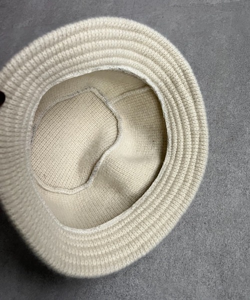 CIAOPANIC（チャオパニック）の「ウール混バケットハット（ハット・レディース・チャコールグレー/ホワイト/ブラウン・FREE）」の7枚目の写真