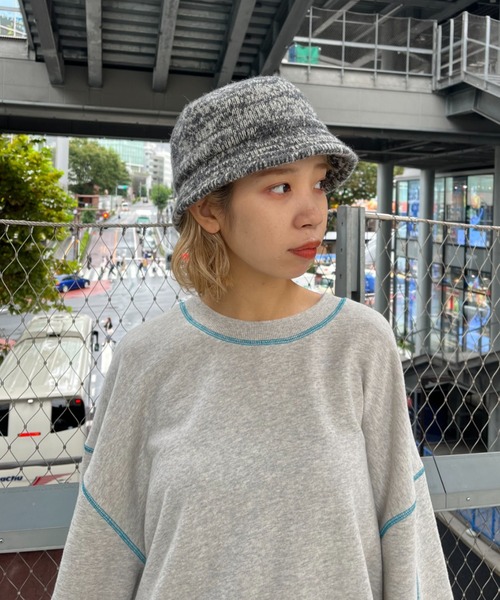 CIAOPANIC（チャオパニック）の「ウール混バケットハット（ハット・レディース・チャコールグレー/ホワイト/ブラウン・FREE）」の11枚目の写真