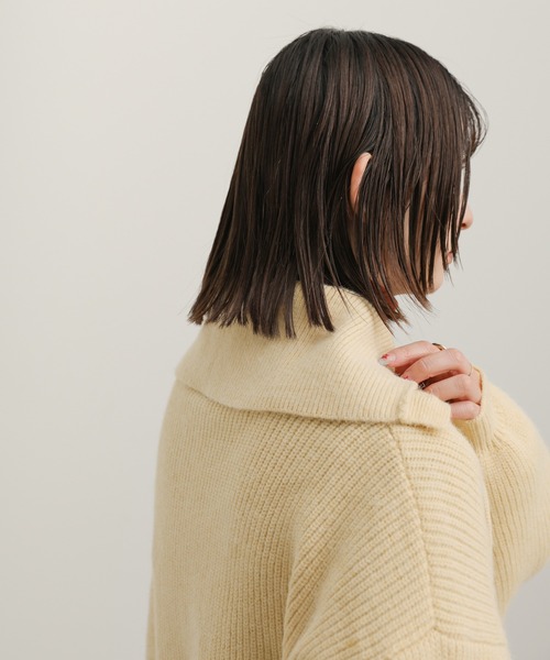 select MOCA（セレクトモカ）の「タートルネックニットスカートセットアップ（セットアップ・レディース・アイボリー/グレー/ブラック・FREE）」の9枚目の写真