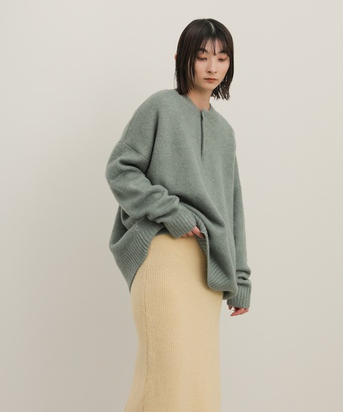 select MOCA（セレクトモカ）の「タートルネックニットスカートセットアップ（セットアップ・レディース・アイボリー/グレー/ブラック・FREE）」の19枚目の写真