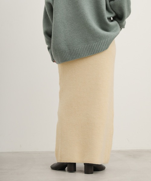 select MOCA（セレクトモカ）の「タートルネックニットスカートセットアップ（セットアップ・レディース・アイボリー/グレー/ブラック・FREE）」の22枚目の写真