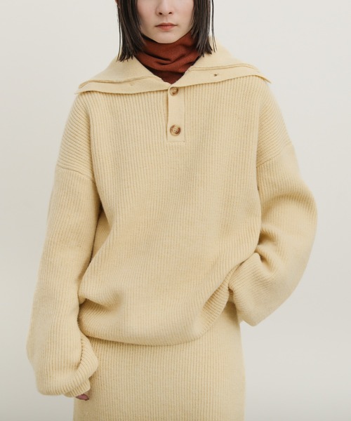 select MOCA（セレクトモカ）の「タートルネックニットスカートセットアップ（セットアップ・レディース・アイボリー/グレー/ブラック・FREE）」の11枚目の写真