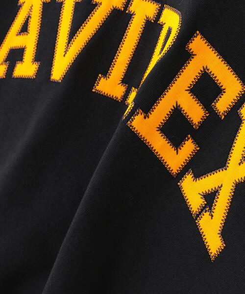 AVIREX（アヴィレックス）の「《WEB&DEPOT限定》LOGO PATCHED CREW SWEAT / ロゴ パッチドクルースウェット（スウェット・メンズ・ブラック/マスタード/その他5/レッド/ダークグリーン系・F/L/M/XL/XXL）」の9枚目の写真