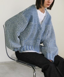 select MOCA | ミックスリブデザインニットショートカーディガン(カーディガン/ボレロ)