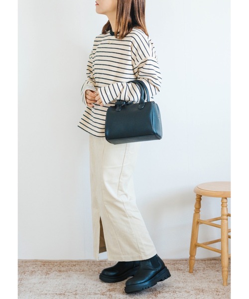 Amourire(アムリール)の「【yumi.コラボ】コーデュロイバックスリットスカート(スカート・レディース・アイボリー/ダークブラウン・M/L)」の11枚目の写真