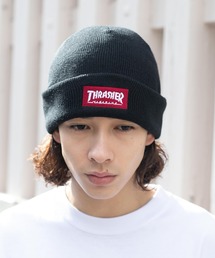 WEGO/THRASHER BOX LOGO アクリルビーニー
