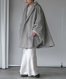 Ezick（エジック）の「Multi-fit シャギーミックスポンチョコート 