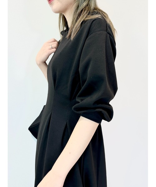 CECIL McBEE（セシルマクビー）の「ウエストタックフーディーワンピース（ワンピース・レディース・カーキ/グレイッシュベージュ/ブラック・MEDIUM/LARGE）」の10枚目の写真