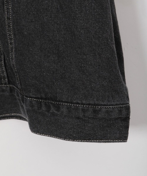 Heather（ヘザー）の「デニムジャケット　182909（デニムジャケット・レディース・ブルー/ブラック・FREE）」の8枚目の写真