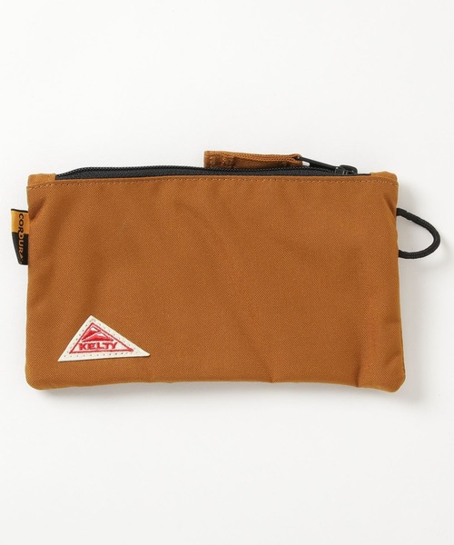 KELTY（ケルティ）の「★サマーセール★【KELTY】スモールポーチ/RECTANGLE SMALL POUCH 2（ポーチ・レディース・オリーブ/タン/ブラック/ダークグレー/セージグリーン/ブラウン系その他/ネイビー/モカ/マスタード/ターコイズブルー・FREE）」の4枚目の写真