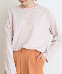 AMERICAN HOLIC | クルーネックボーダーロングプルオーバー(Tシャツ/カットソー)