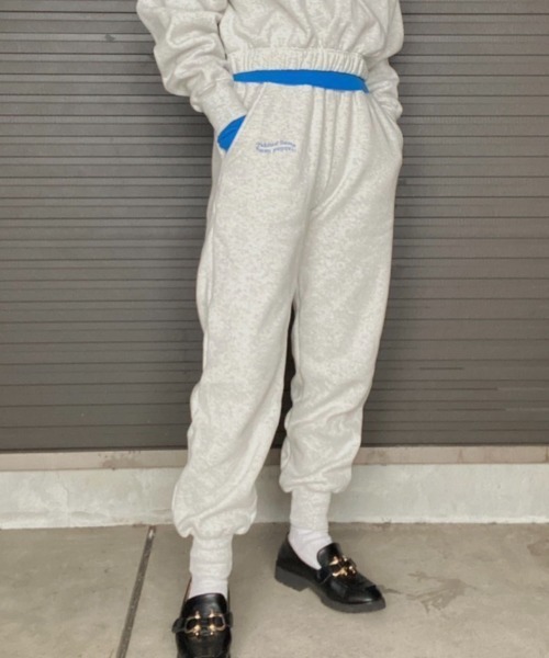 AMAIL(アマイル)の「AM holiday sweat pants(スウェットパンツ・レディース・ピンク/ブラック/グレー・FREE)」の3枚目の写真