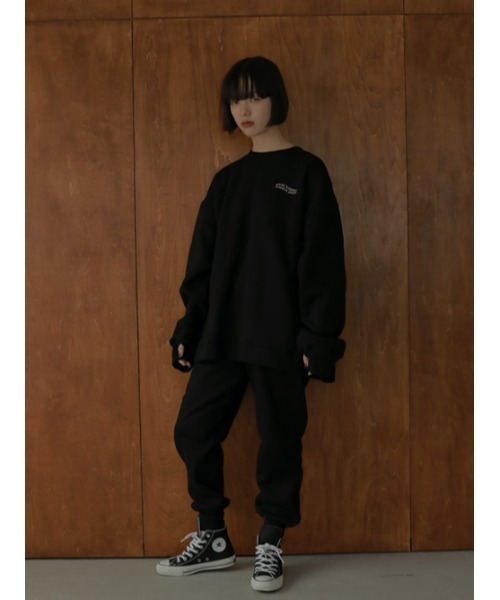 AMAIL(アマイル)の「AM holiday sweat pants(スウェットパンツ・レディース・ピンク/ブラック/グレー・FREE)」の14枚目の写真