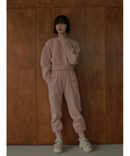 AMAIL(アマイル)の「AM holiday sweat pants(スウェットパンツ・レディース・ピンク/ブラック/グレー・FREE)」の10枚目の写真
