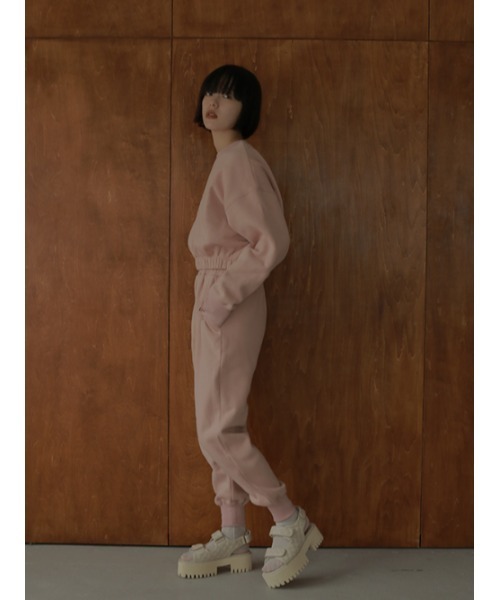 AMAIL(アマイル)の「AM holiday sweat pants(スウェットパンツ・レディース・ピンク/ブラック/グレー・FREE)」の11枚目の写真