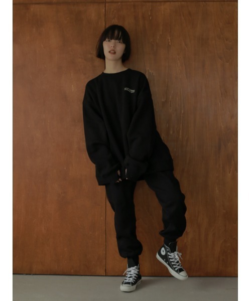 AMAIL(アマイル)の「AM holiday sweat pants(スウェットパンツ・レディース・ピンク/ブラック/グレー・FREE)」の15枚目の写真