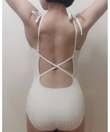 epine（エピヌ）の「back cross lace swim wear（水着）」 - WEAR