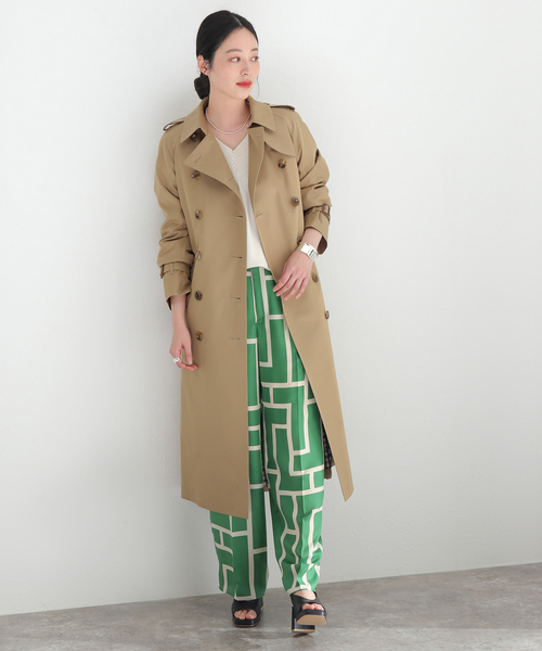 Aquascutum（アクアスキュータム）の「【Aquascutum/アクアスキュータム】L114 トレンチコート（トレンチコート・レディース・キャメル・SMALL）」の6枚目の写真