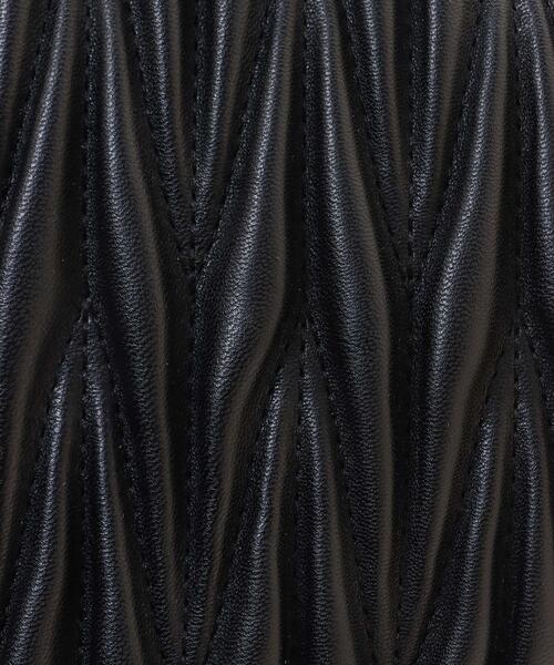 INGNI（イング）の「キルティング丸型ショルダー（ハンドバッグ・レディース・ピンク/オフホワイト/ブラック・ONE SIZE）」の7枚目の写真