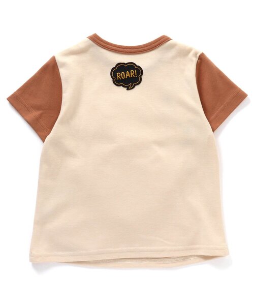 BIT'Z（ビッツ）の「4色2柄恐竜マスコットギミックTシャツ（Tシャツ/カットソー・キッズ・レモンイエロー/ベージュ/キナリ/ミント・95/100/90/120/80/110）」の6枚目の写真