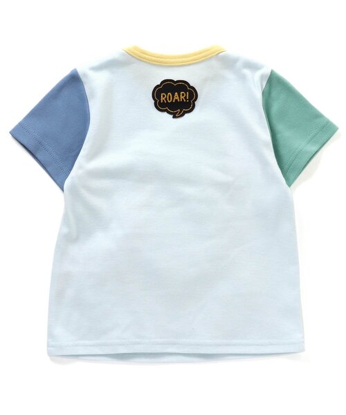 BIT'Z（ビッツ）の「4色2柄恐竜マスコットギミックTシャツ（Tシャツ/カットソー・キッズ・レモンイエロー/ベージュ/キナリ/ミント・95/100/90/120/80/110）」の12枚目の写真