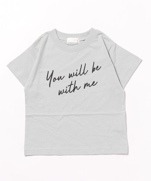 b・ROOM（ビールーム）の「【型崩れしないやわらかコットン】選べる10パターンオリジナルプリントTシャツ（Tシャツ/カットソー・キッズ・パープル/グレイッシュベージュ/アイボリー/グリーン/ネイビー/チャコール/ミント/モカ/ブルーグレー/イエロー・110cm/120cm/130cm/140cm/100cm/150cm）」の12枚目の写真