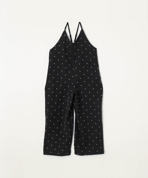 coca（coca）（コカ）の「キッズ　親子お揃いドット柄サロペット（サロペット/オーバーオール・キッズ・ブラック・100/110/120/130/140）」の9枚目の写真