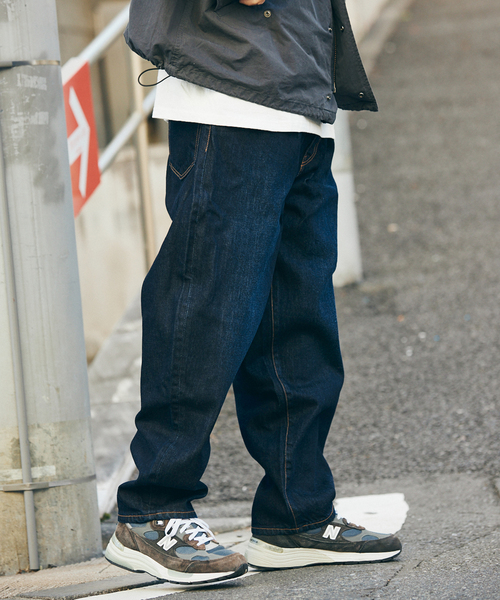 JOURNAL STANDARD（ジャーナルスタンダード）の「デニムトレイルバルーンパンツ2（デニムパンツ・メンズ・ネイビー/コバルトブルー/ブラック系その他/アイボリー・LARGE/SMALL/MEDIUM）」の18枚目の写真