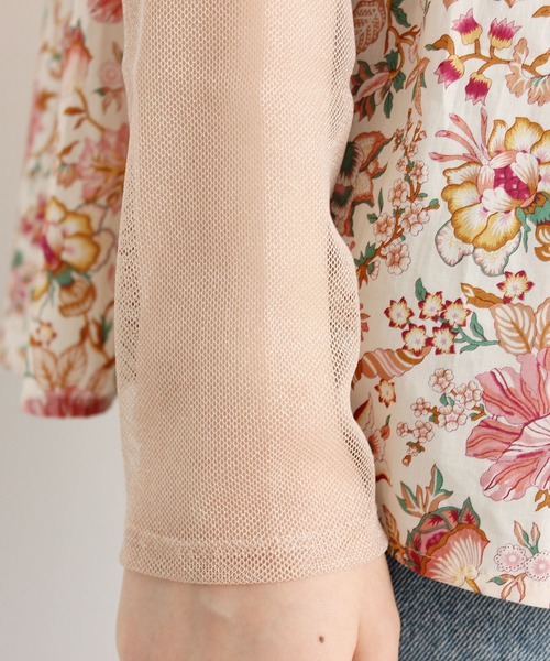 I am I in fact...(アイアムアイインファクト)の「Glitter tulle タートルインナー(Tシャツ/カットソー・レディース・ホワイト/サックスブルー/オレンジ/シルバー/ピンク・FREE)」の18枚目の写真