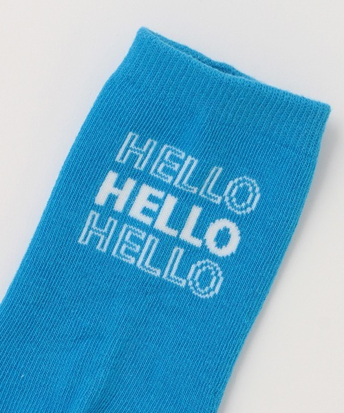 petit main(プティマイン)の「刺繍ソックス(ソックス/靴下・キッズ・ターコイズブルー/クリーム・S/L/SS/M)」の3枚目の写真