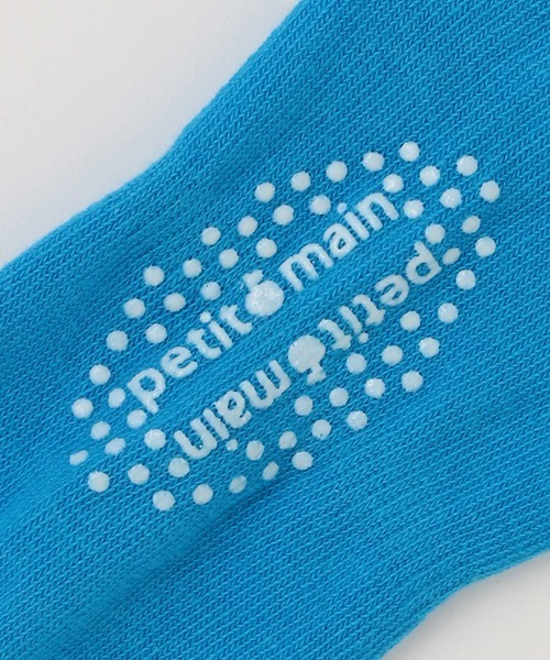 petit main(プティマイン)の「刺繍ソックス(ソックス/靴下・キッズ・ターコイズブルー/クリーム・S/L/SS/M)」の6枚目の写真